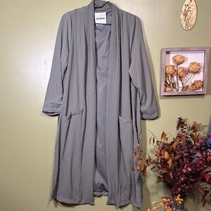 BB Dakota Sage Green Duster Open Front Cardigan size Large or XL